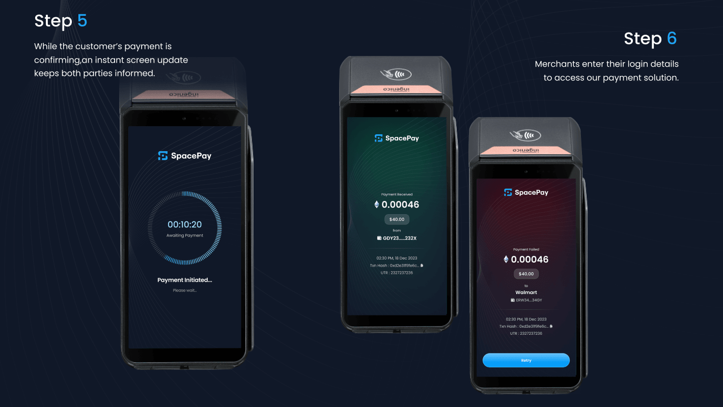 Crypto Payment POS Application Results 2