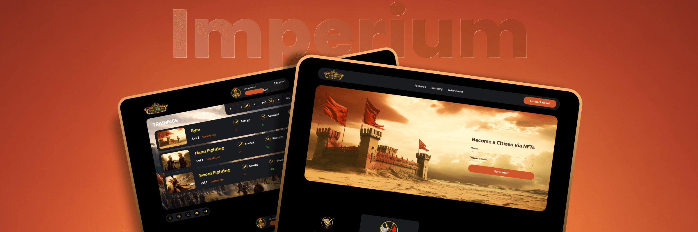 Imperium Blockchain RPG Platform