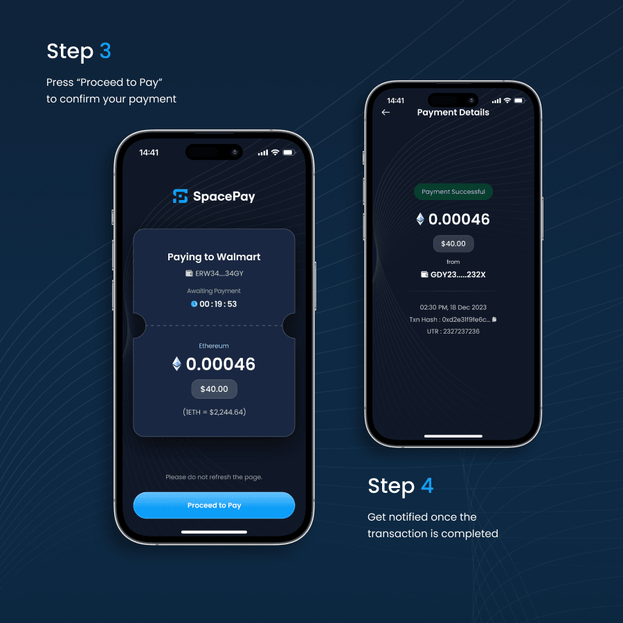 Crypto Payment POS Application Solution