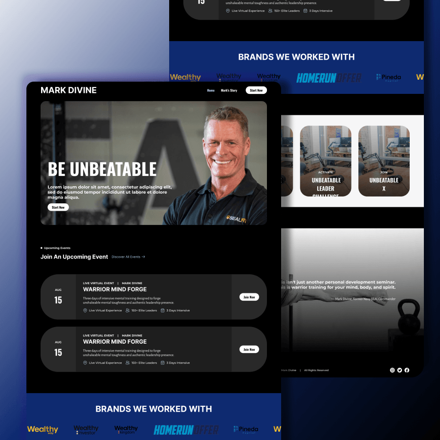 Coaching Website Challenge