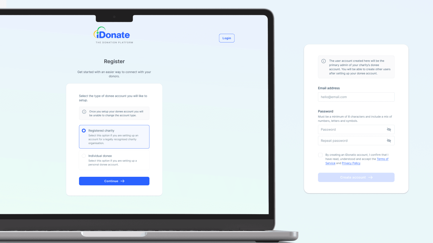 iDonate | Donation Management Platform Result 1