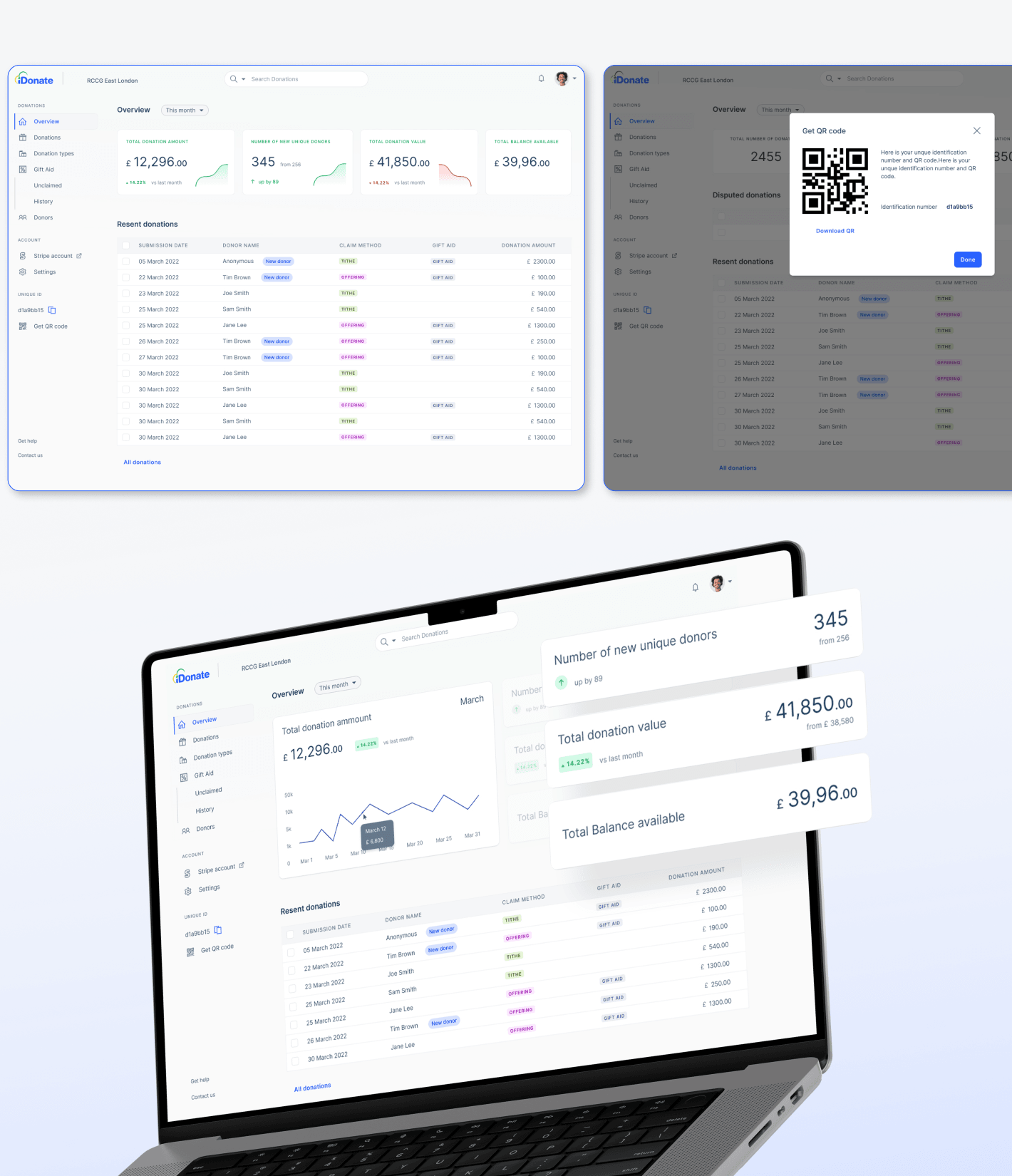 iDonate | Donation Management Platform Result 2