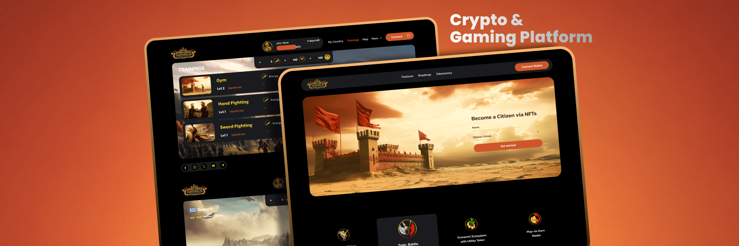 Imperium Blockchain RPG Platform
