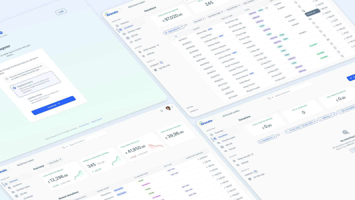 iDonate | Donation Management Platform Approach