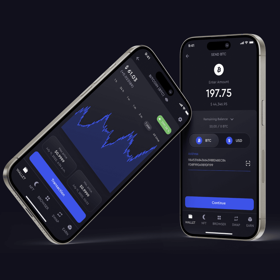 Crypto Wallet Mobile Application Solution