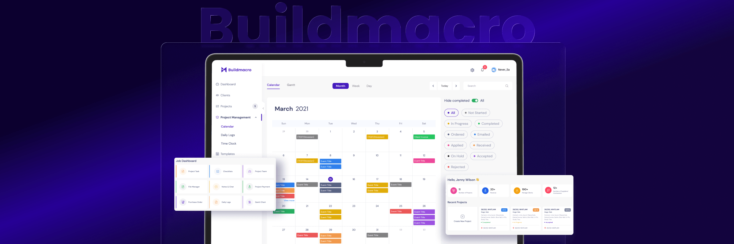 Construction Project Management SaaS Platform