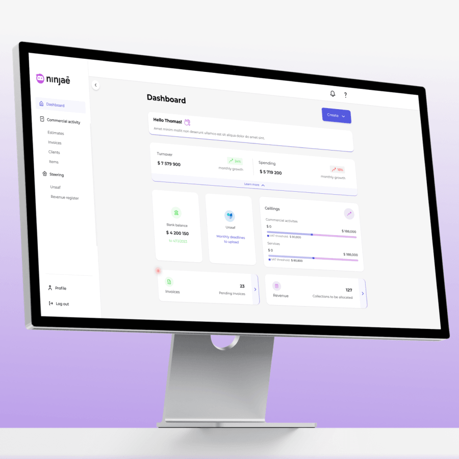 Ninjae | SaaS Platform for Self-Employed Entrepreneurs Challenge