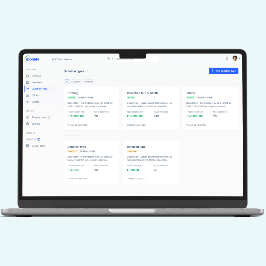 iDonate | Donation Management Platform Challenge