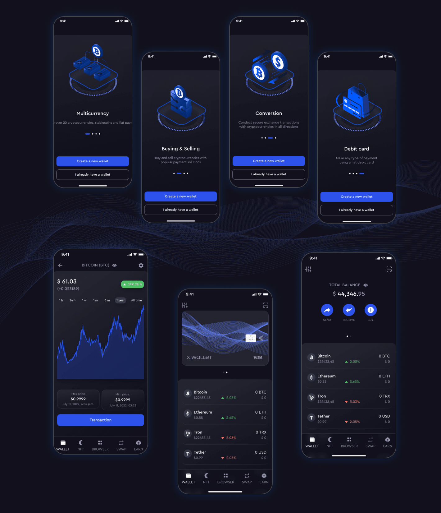 Crypto Wallet Mobile Application Results 1